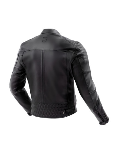 REBELHORN HUNTER II BLACK LEATHER MOTO JACKET