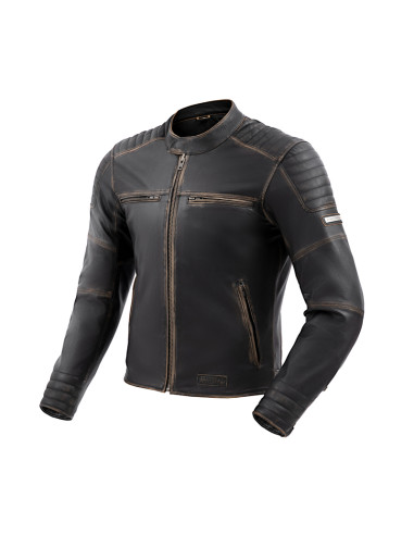 REBELHORN HUNTER II BROWN ODINĖ MOTO STRIUKĖ