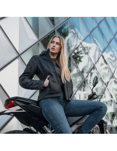 REBELHORN IMPALA WOMEN'S LEATHER MOTO JACKET