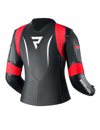 REBELHORN REBEL RED MOTERIŠKA ODINĖ MOTO STRIUKĖ