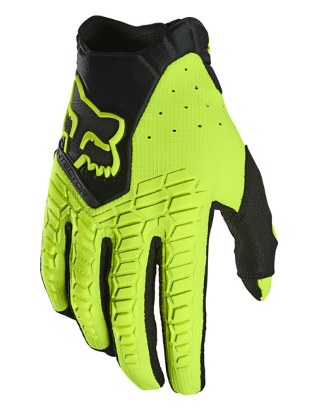 FOX PAWTECTOR YELLOW KROSINĖS MOTO PIRŠTINĖS