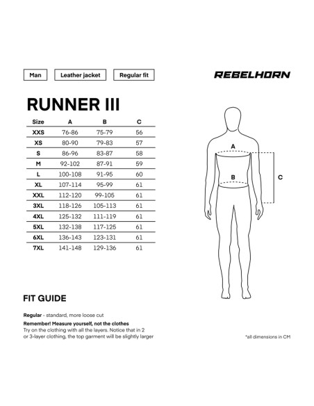 REBELHORN RUNNER III BLACK ODINĖ MOTO STRIUKĖ