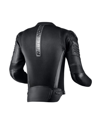 REBELHORN VANDAL AIR BLACK ODINĖ MOTO STRIUKĖ