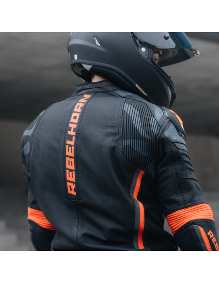 REBELHORN VANDAL RED ODINĖ MOTO STRIUKĖ