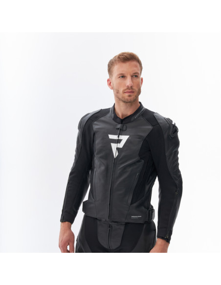 REBELHORN БЕЛАЯ КОЖАНАЯ МОТОКУРТКА VELOCE