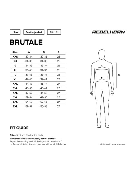 REBELHORN BRUTALE BLACK TEXTILE MOTO JACKET