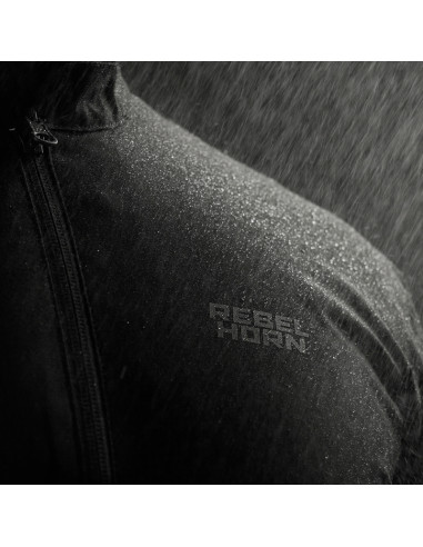 REBELHORN CUBBY BLACK TEXTILE MOTO JACKET