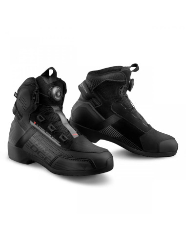 SHIMA EDGE VENT BLACK WOMEN'S MOTO BOOTS