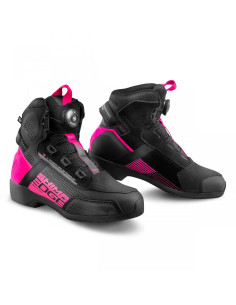 SHIMA EDGE VENT PINK WOMEN'S MOTO BOOTS