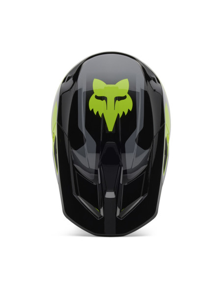 FOX YOUTH V1 LEAN GREY/YELLOW KROSINIS MOTO ŠALMAS