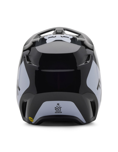 FOX V1 LEAN BLACK  KROSINIS MOTO ŠALMAS