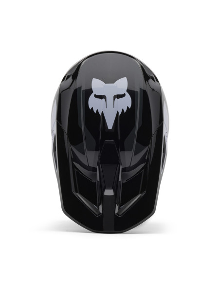FOX V1 LEAN BLACK  KROSINIS MOTO ŠALMAS