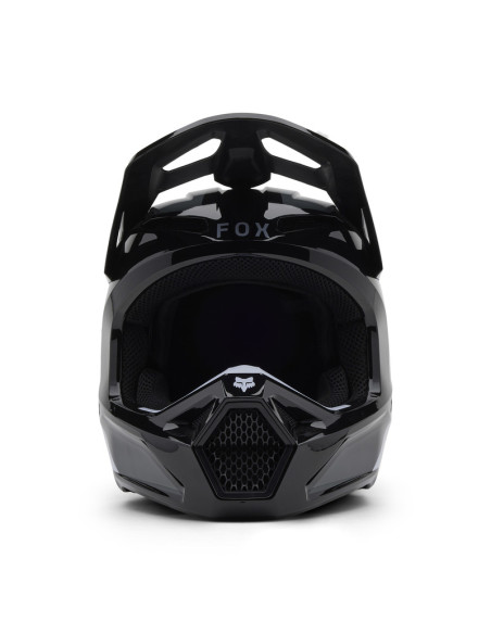 FOX V1 LEAN BLACK  KROSINIS MOTO ŠALMAS