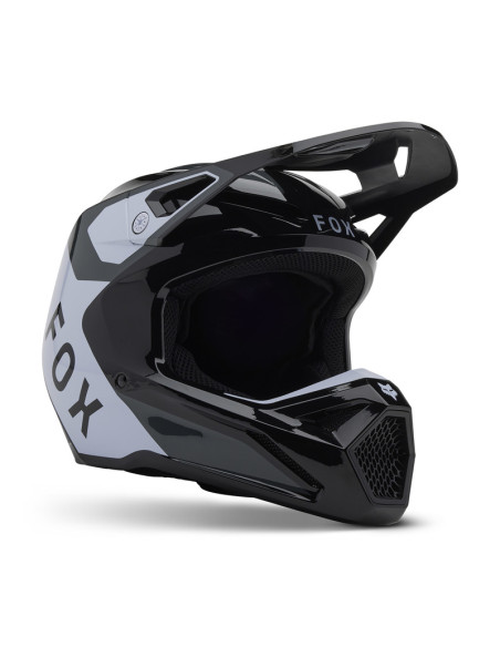 FOX V1 LEAN BLACK  KROSINIS MOTO ŠALMAS