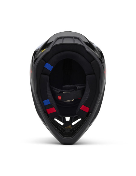 FOX V3 SEVENTY4 BLACK KROSINIS MOTO ŠALMAS