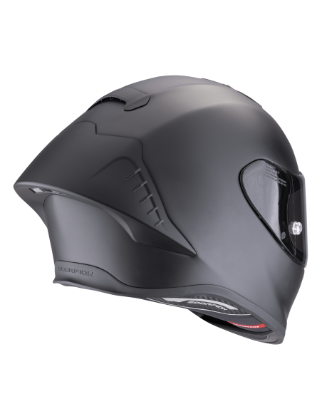 SCORPION EXO-R1 EVO II AIR MATT BLACK SPORTINIS/UŽDARAS MOTO ŠALMAS