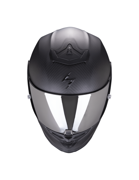 SCORPION EXO-R1 CARBON EVO AIR MATT BLACK SPORTINIS/UŽDARAS MOTO ŠALMAS
