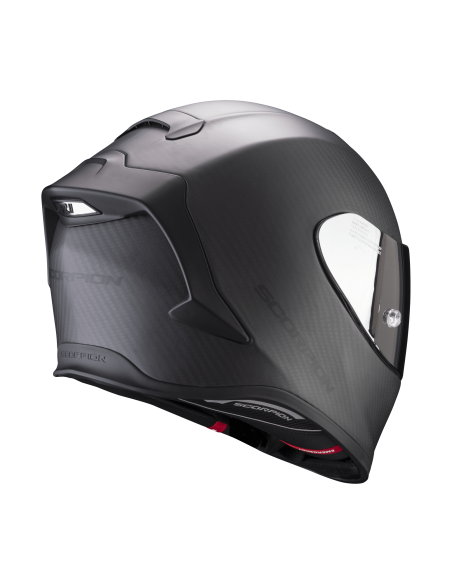 SCORPION EXO-R1 CARBON EVO AIR MATT BLACK SPORTINIS/UŽDARAS MOTO ŠALMAS