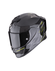 SCORPION EXO-R1 CARBON EVO AIR CYNERGY BLACK/NEON YELLOW SPORTS/INDOOR HELMET