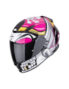 SCORPION EXO-491 PIRATE PINK SPORTINIS/UŽDARAS MOTO ŠALMAS