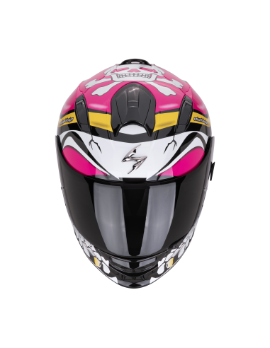 SCORPION EXO-491 PIRATE PINK SPORTINIS/UŽDARAS MOTO ŠALMAS