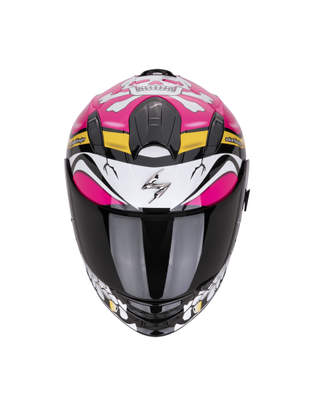 SCORPION EXO-491 PIRATE PINK SPORTINIS/UŽDARAS MOTO ŠALMAS