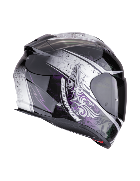 SCORPION EXO-491 RUN BLACK/CHAMELEON SPORTINIS/UŽDARAS MOTO ŠALMAS