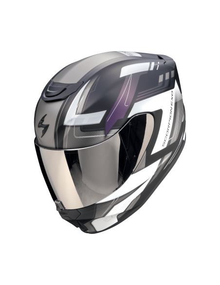SCORPION EXO-391 CAPTOR MATT BLACK/CHAMELEON SPORTINIS/UŽDARAS MOTO ŠALMAS