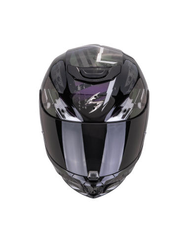 SCORPION EXO-391 CLUTTER BLACK/CHAMELEON SPORTINIS/UŽDARAS MOTO ŠALMAS