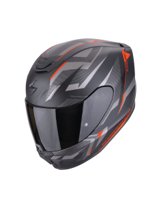 SCORPION EXO-391 AAXO MATT BLACK/RED SPORTS/INDOOR MOTORCYCLE HELMET