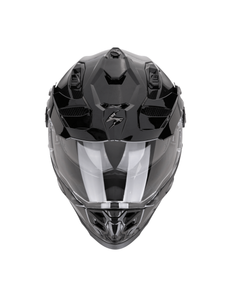 SCORPION ADF-9000 CARBON AIR BLACK ADVENTURE MOTORCYCLE HELMET