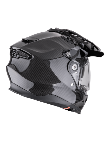SCORPION ADF-9000 CARBON AIR BLACK ADVENTURE MOTORCYCLE HELMET