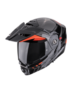 SCORPION ADX-2 LEWIS BLACK/RED ADVENTURE MOTO ŠALMAS