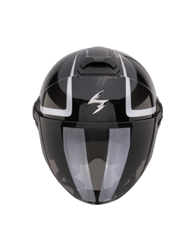 SCORPION EXO-CITY II INTERCITY BLACK/CHAMELEON ATVIRAS MOTO ŠALMAS