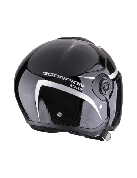 SCORPION EXO-CITY II INTERCITY BLACK/CHAMELEON ATVIRAS MOTO ŠALMAS