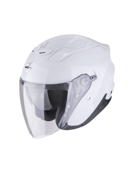 SCORPION EXO-Z1 SOLID LIGHT GREY ATVIRAS MOTO ŠALMAS