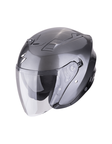 SCORPION ОТКРЫТЫЙ МОТОЦИКЛЕТНЫЙ ШЛЕМ EXO-Z1 SOLID METALLIC GREY