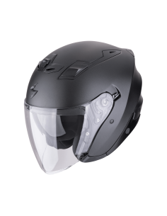 SCORPION EXO-Z1 SOLID MATT PEARL BLACK OPEN MOTORCYCLE HELMET