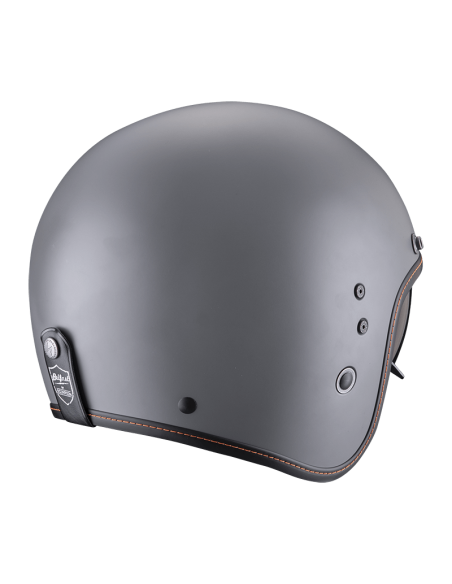 SCORPION BELFAST EVO GRAPHITE DARK GREY ATVIRAS MOTO ŠALMAS
