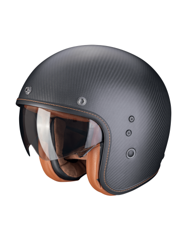 SCORPION ОТКРЫТЫЙ МОТОШЛЕМ BELFAST CARBON EVO MATT BLACK