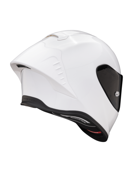 SCORPION EXO-R1 FIM AIR PEARL WHITE SPORTINIS/UŽDARAS MOTO ŠALMAS