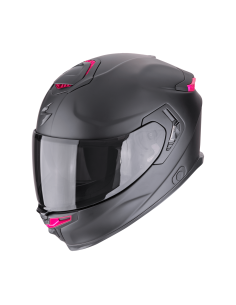 SCORPION EXO-GT SP AIR SOLID MATT BLACK/PINK SPORTS/INDOOR MOTO HELMET