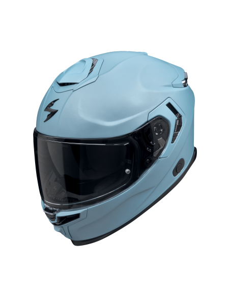 SCORPION EXO-GT SP AIR SOLID MATT CELESTIAL BLUE SPORTINIS/UŽDARAS MOTO ŠALMAS