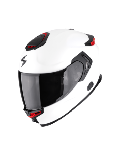 SCORPION EXO-GT SP AIR SOLID MATT PEARL WHITE SPORTINIS/UŽDARAS MOTO ŠALMAS