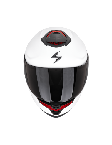 SCORPION EXO-GT SP AIR SOLID MATT PEARL WHITE SPORTINIS/UŽDARAS MOTO ŠALMAS