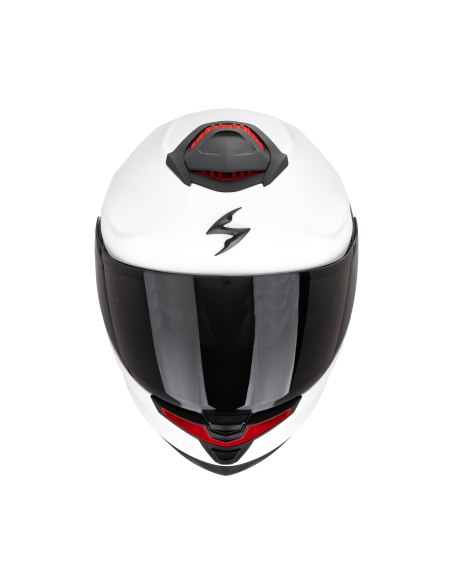 SCORPION EXO-GT SP AIR SOLID MATT PEARL WHITE SPORTINIS/UŽDARAS MOTO ŠALMAS