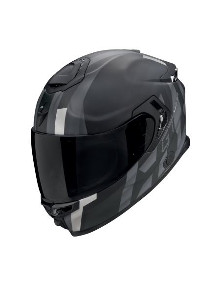 SCORPION EXO-GT SP AIR TOURADVEN MATT BLACK/SILVER SPORTINIS/UŽDARAS MOTO ŠALMAS