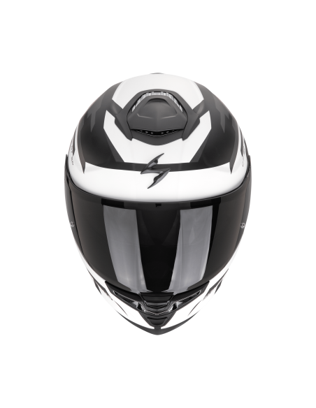 SCORPION EXO-GT SP AIR TORNADO MATT BLACK/SILVER SPORTINIS/UŽDARAS MOTO ŠALMAS