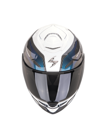 SCORPION EXO-GT SP AIR FLEX WHITE CHAMELEON SPORTINIS/UŽDARAS MOTO ŠALMAS