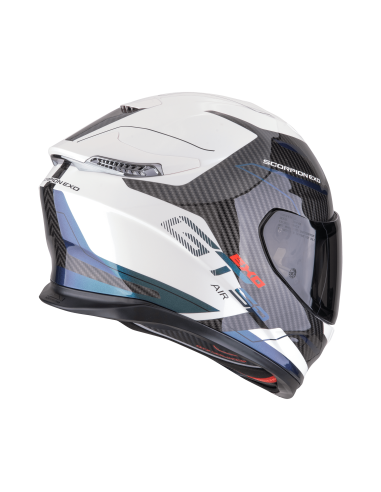 SCORPION EXO-GT SP AIR FLEX WHITE/CHAMELEON SPORTINIS/UŽDARAS MOTO ŠALMAS